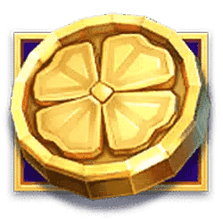 สัญลักษณ์รูป Clover ทองคำ ของเกม Good Luck Clusterbuster