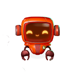 สัญลักษณ์รูปหุ่นยนต์สีแดง ของเกม Warp Wreckers Power Glyph