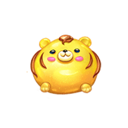 สัญลักษณ์รูปเสือ ของเกม Happy Apples