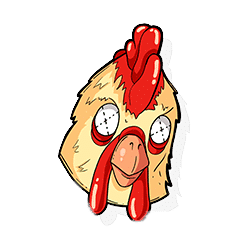 สัญลักษณ์ไก่ ของเกม Slugger Time