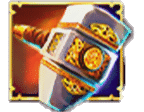 สัญลักษณ์รูปค้อนยักษ์ ของเกม Treasure Mine Power Reels