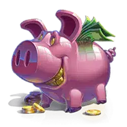 สัญลักษณ์รูปกระปุกหมูออมสิน ของเกม Vault Cracker Megaways