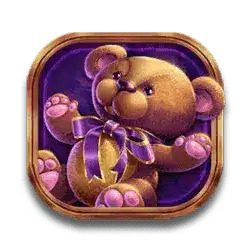 สัญลักษณ์รูปตุ๊กตาหมี ของเกม Christmas Morning