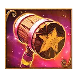 สัญลักษณ์รูปค้อนไม้ ของเกม Spooky Carnival