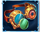 สัญลักษณ์รูปแว่นตา ของเกม Treasure Mine Power Reels