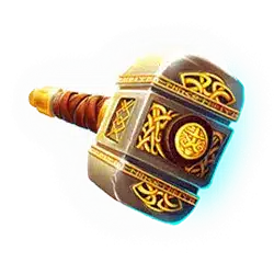 สัญลักษณ์รูปฆ้อนวิเศษ ของเกม Treasure Mine