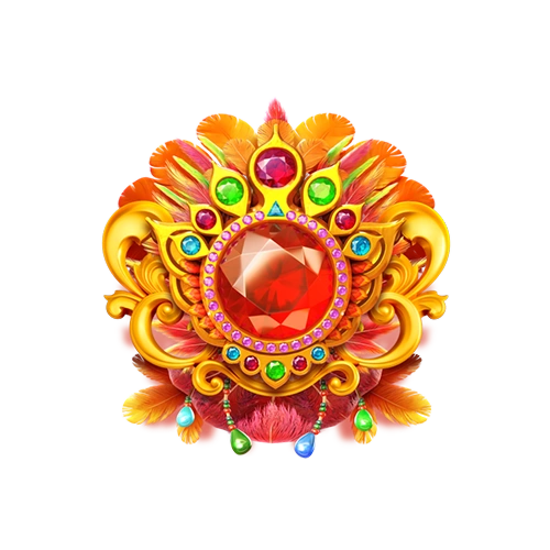 สัญลักษณ์รูปอัญมณีสีแดง ของเกม Rio Fantasia