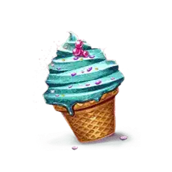 สัญลักษณ์รูปไอศครีมโคน ของเกม Cake and Ice Cream