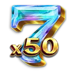 สัญลักษณ์รูปเลข 7 สีฟ้า ของเกม Forever 7s