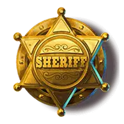 สัญลักษณ์รูปตราตำรวจ ของเกม Wanted Wildz