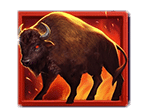 สัญลักษณ์รูปไวด์ ของเกม Wild Buffalo Hold N Link Bonus Buy