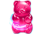 สัญลักษณ์รูปเยลลี่หมีแดง ของเกม Candy Heroes