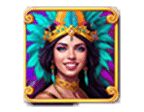 สัญลักษณ์รูปสาวงาม ของเกม Mardi Gras Queen
