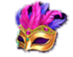 สัญลักษณ์รูปหน้ากาก ของเกม Mardi Gras Queen