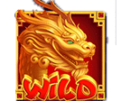 สัญลักษณ์รูปไวด์ ของเกม Golden Dragon Hold N Link