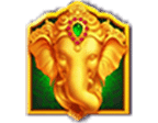 สัญลักษณ์รูปพระพิฆเนศ ของเกม Elephant s Gold Buy Bonus Combo