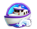 สัญลักษณ์รูปเรือยอร์ช ของเกม Big Catch Bonanza Bonus Buy