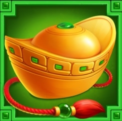 สัญลักษณ์รูปทองคำหยวน ของเกม Golden Dragon Hold N Link