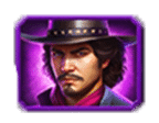 สัญลักษณ์รูปคาวบอย ของเกม Bandit s Bounty Cash Pool