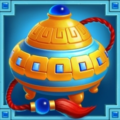 สัญลักษณ์รูปโถทองคำ ของเกม Golden Dragon Hold N Link