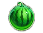สัญลักษณ์รูปแตงโม ของเกม Bunny s Bounty Hold N Link