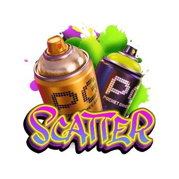 สัญลักษณ์รูป Scatter Symbol ของเกม Graffiti Rush